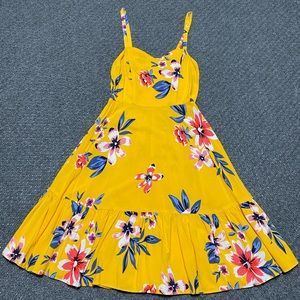 Yellow Floral Dress
